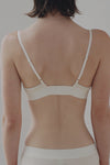 BASERANGE Bamboo Fiber Bamboo Cotton No Wire Wide-Brim Bra Series Collection Soft Underwear France BAS-BRTR-RB-000-Off White BRTR1